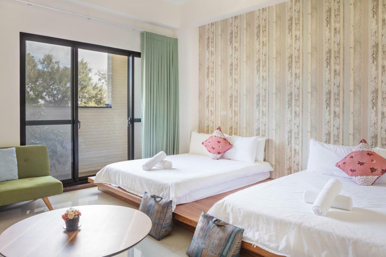 黑琵軼棧湖濱旅宿 K&B Happy Hostel Tainan Dış mekan fotoğraf